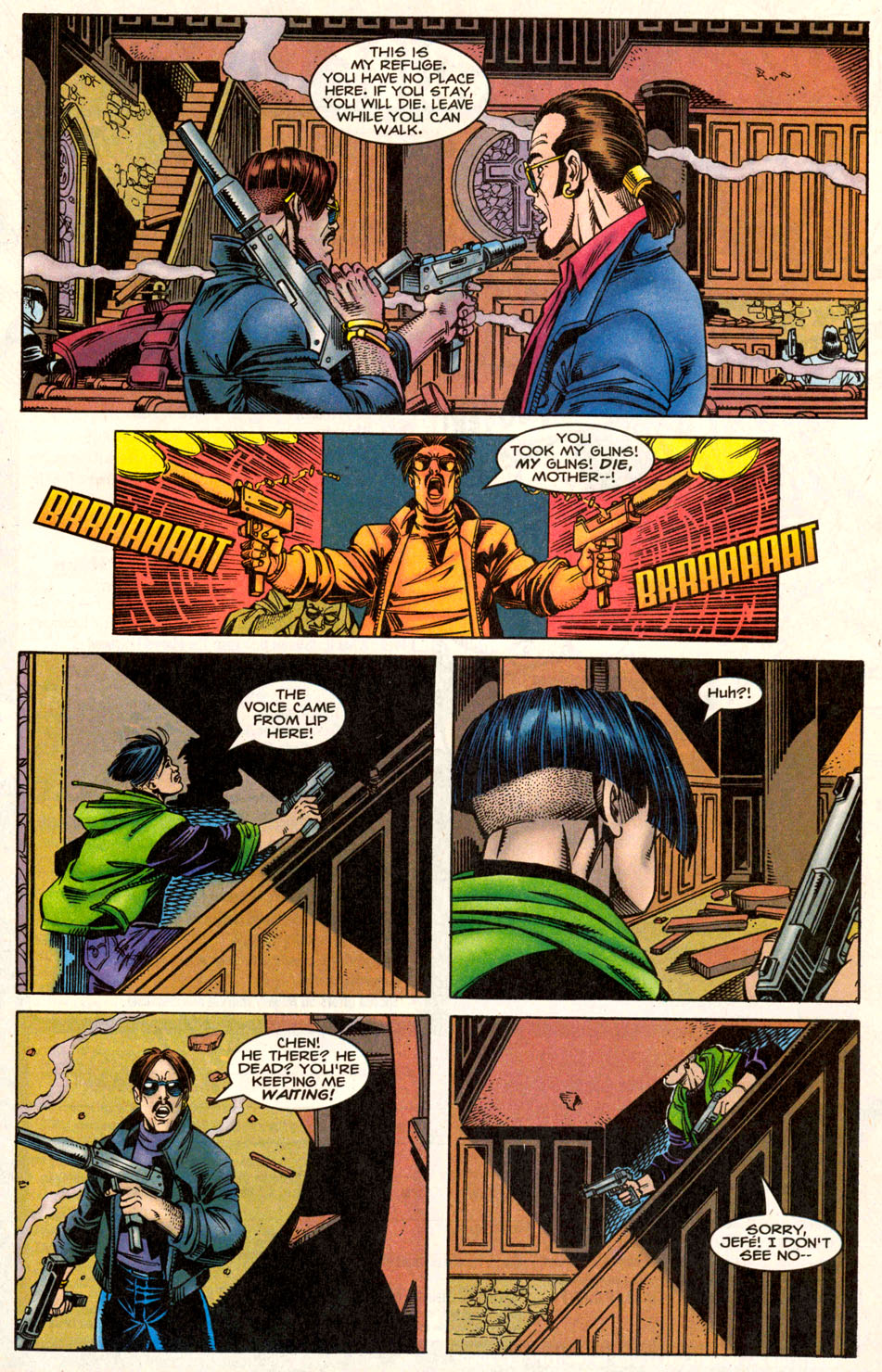 Read online Punisher (1995) comic -  Issue #18 - Double Cross - 18