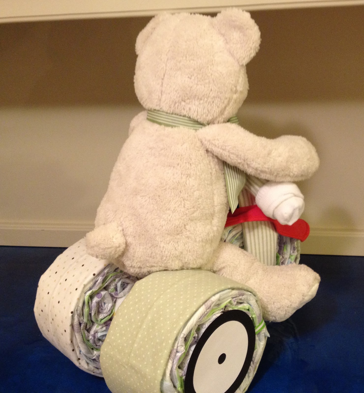Marilyn's Crafts Bear Diaper Tricycle  Marilyn's Crafts Bear Diaper Tricycle