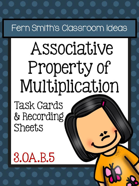 Fern Smith's Classroom Ideas Associative Property of Multiplication Task Cards with a cute kid and cupcake theme at TeacherspayTeachers. Fern Smith's Classroom Ideas Associative Property of Multiplication Task Cards with a cute kid and cupcake theme at TeacherspayTeachers.