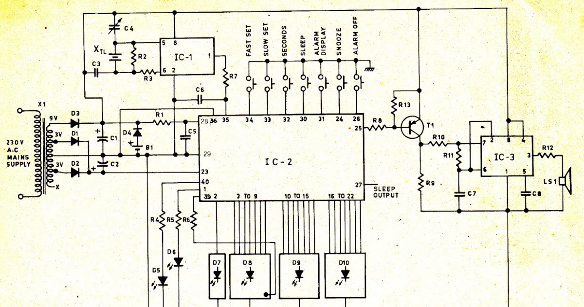 Circuit Wiring Solution: Digital Clock Circuit Diagram