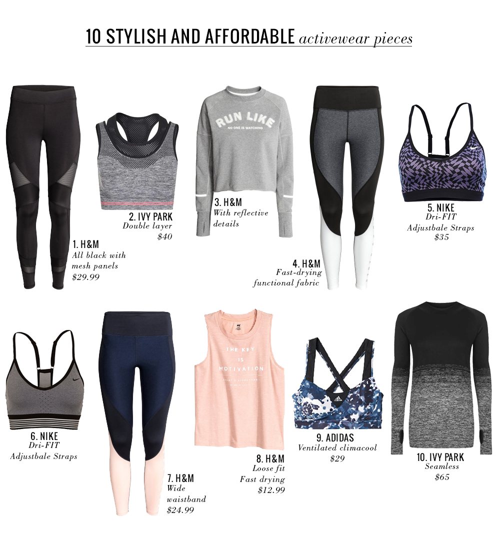 affordable activewear