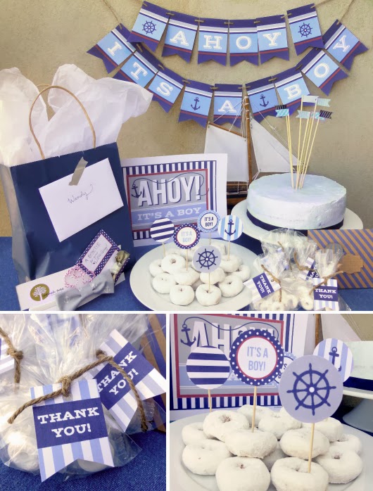 Yay, I Made It! Ahoy, It's a Boy Baby Shower