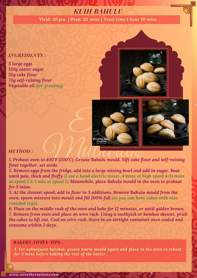 KUIH BAHULU RECIPE