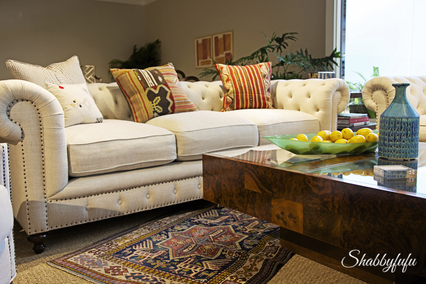 2 seater ottoman sale leather