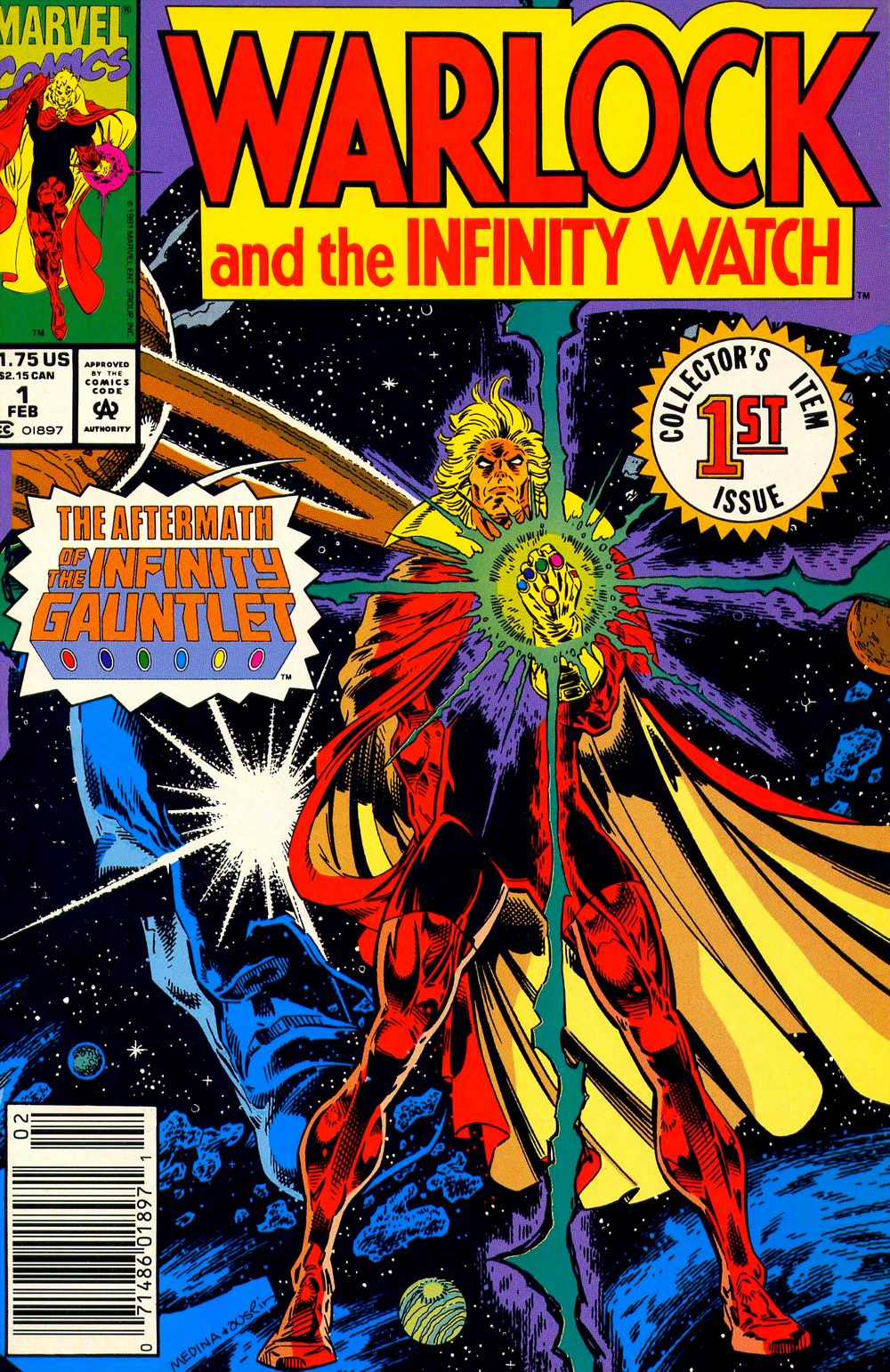 Read online Warlock and the Infinity Watch comic -  Issue #1 - 1