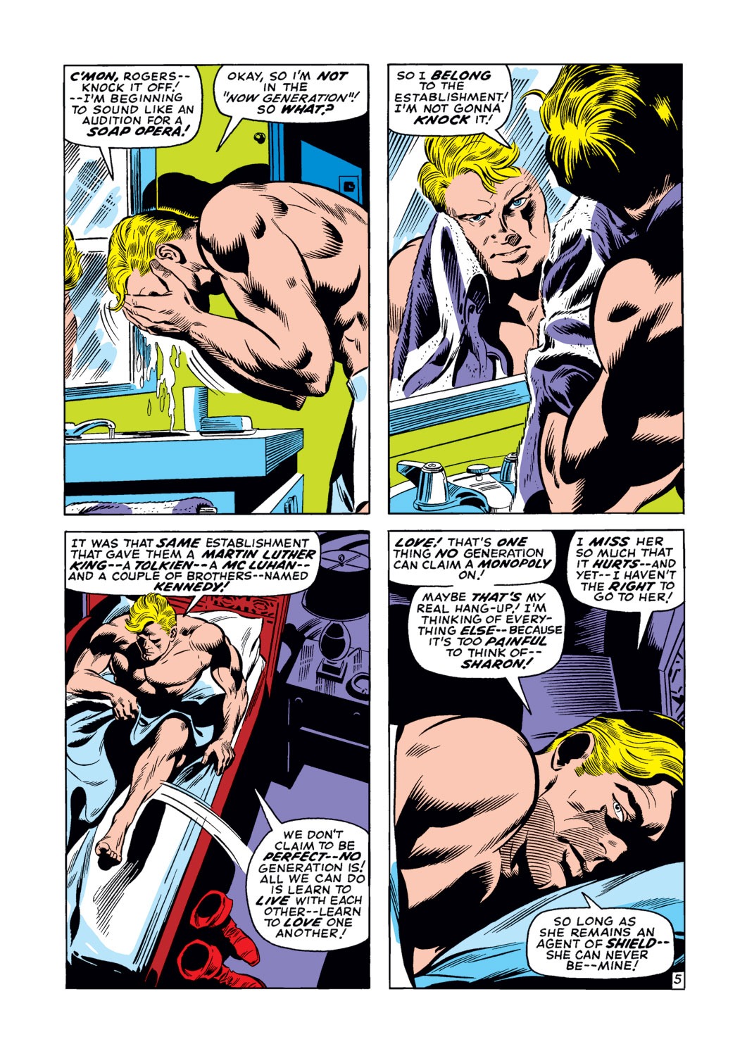 Read online Captain America (1968) comic -  Issue #122 - 6