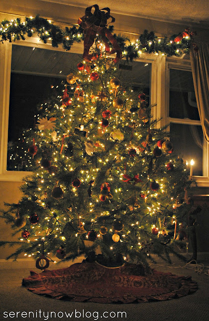 Real Christmas Tree and 2012 Christmas Decorations, Serenity Now blog