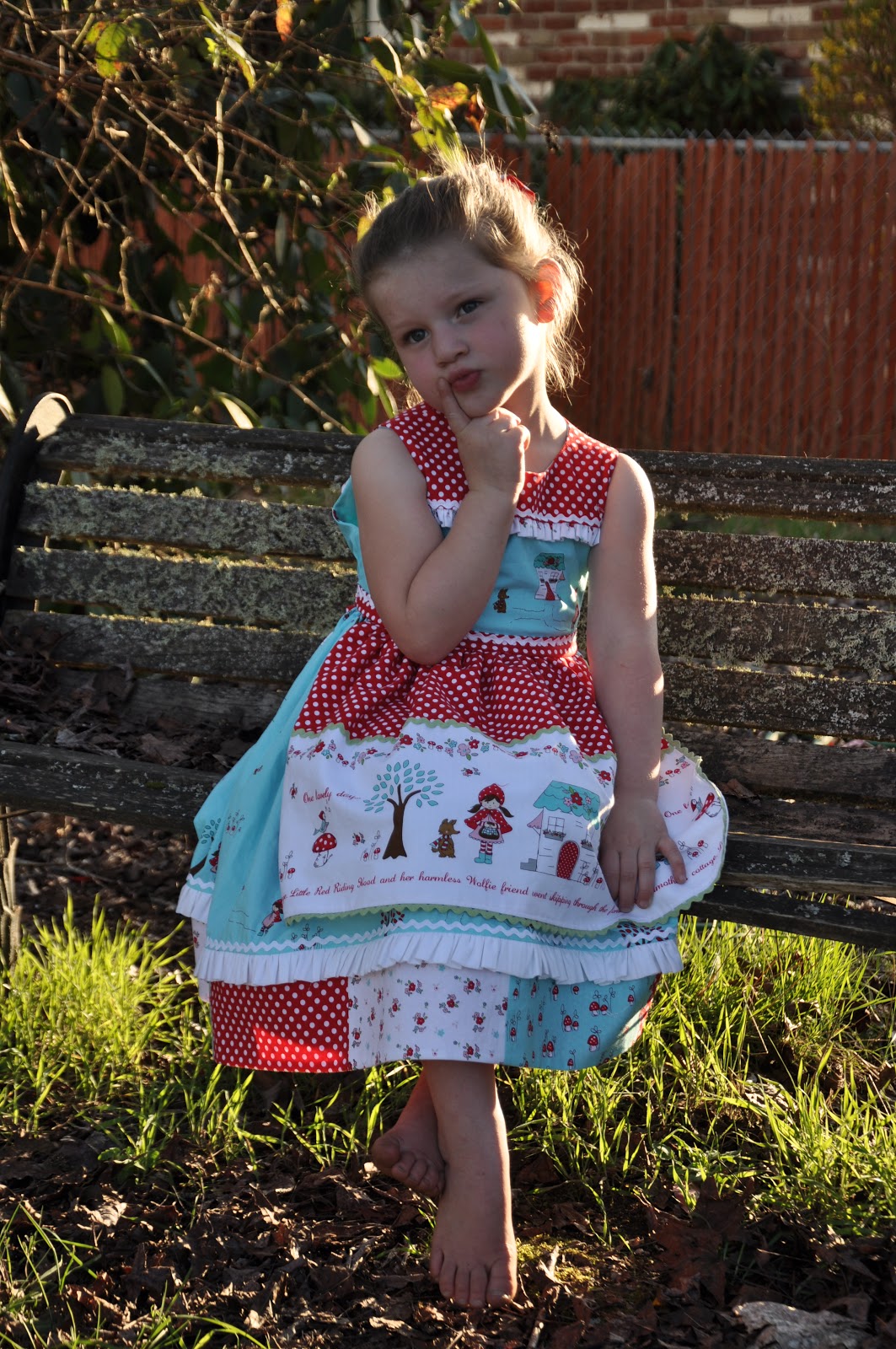 Dotsydoodle The Happy RicRac Dress