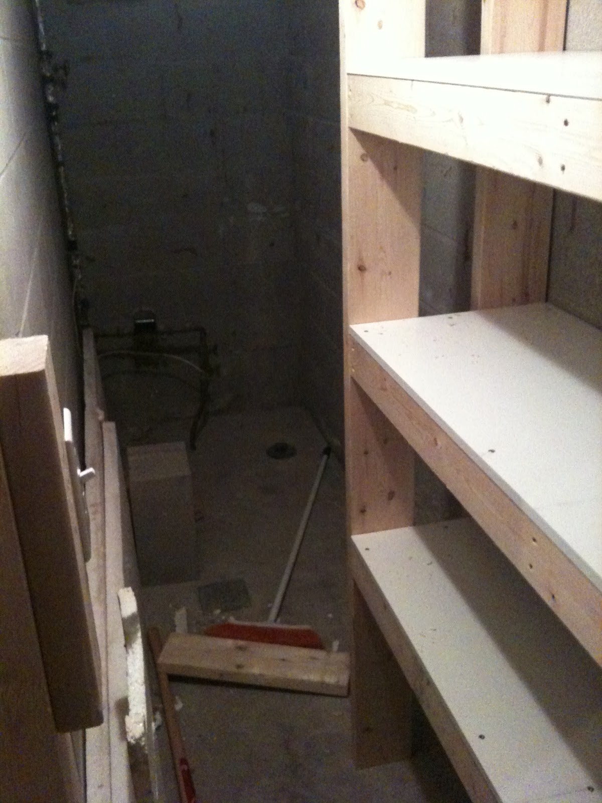 Do It Yourself Builds How to Build Storage Shelves (In a Cold Room)