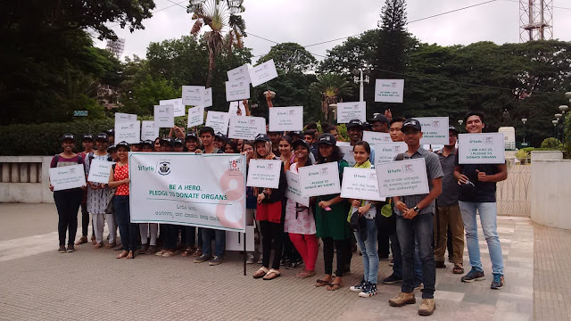 St. Joseph’s College students volunteered for Fortis Hospital’s organ donation campaign St. Joseph’s College students volunteered for Fortis Hospital’s organ donation campaign