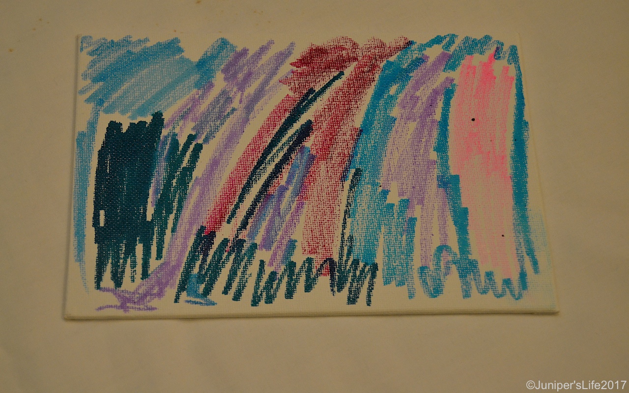 D.I.Y. Marker Canvas Art!