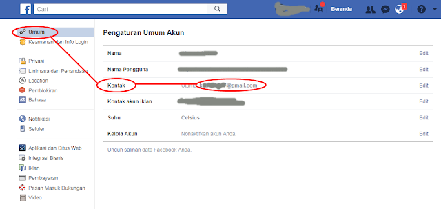Cara Mengetahui Email Facebook (Akun Sendiri) cara mengetahui email facebook, cara melihat email di facebook, cara melihat email fb, mengetahui email facebook