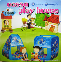 Play House Junior CBH-02 Ocean Play House Square + 100 Bola