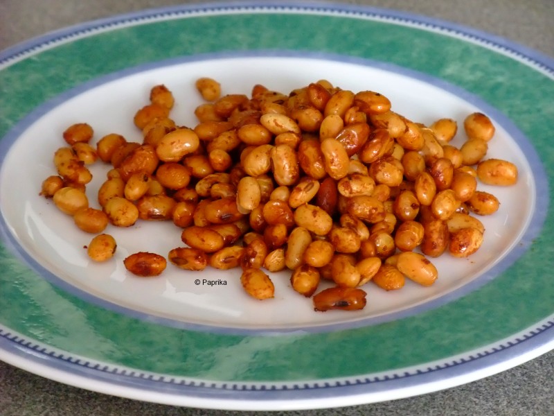 Paprikas Küchenblog: Bohnen und Kichererbsen geröstet