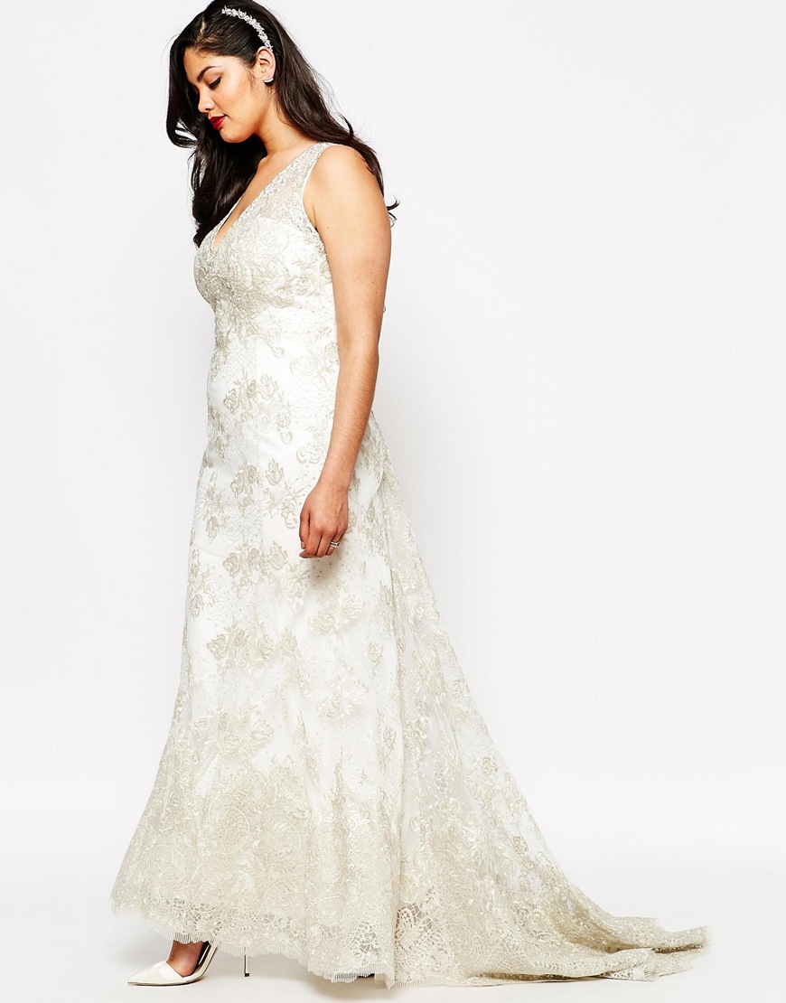 From the corners of the Curve Plus Size Bridal  at ASOS 
