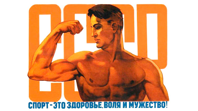Carteles de propaganda deportiva de la Unión Soviética