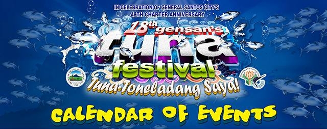 Gensan's Tuna Festival 2016 Schedule of Activities