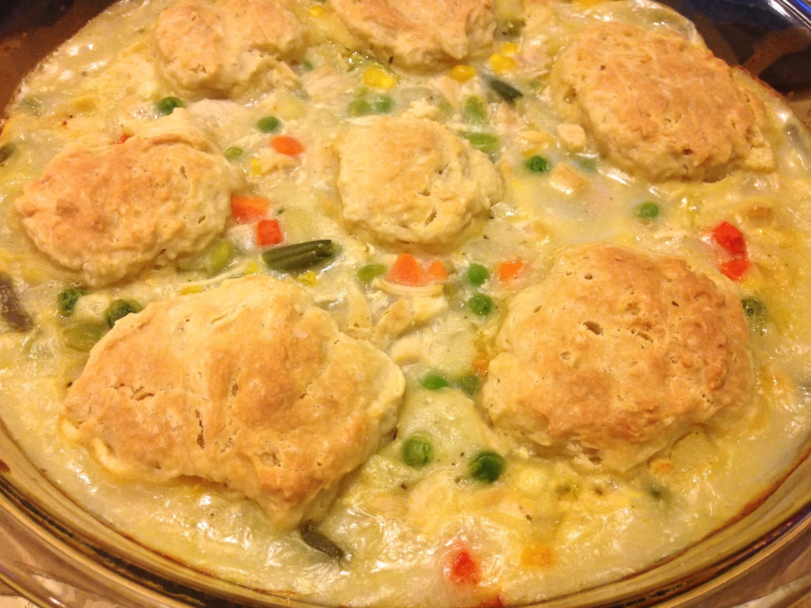 Mary's Busy Kitchen Healthy Family Style Chicken Pot Pie