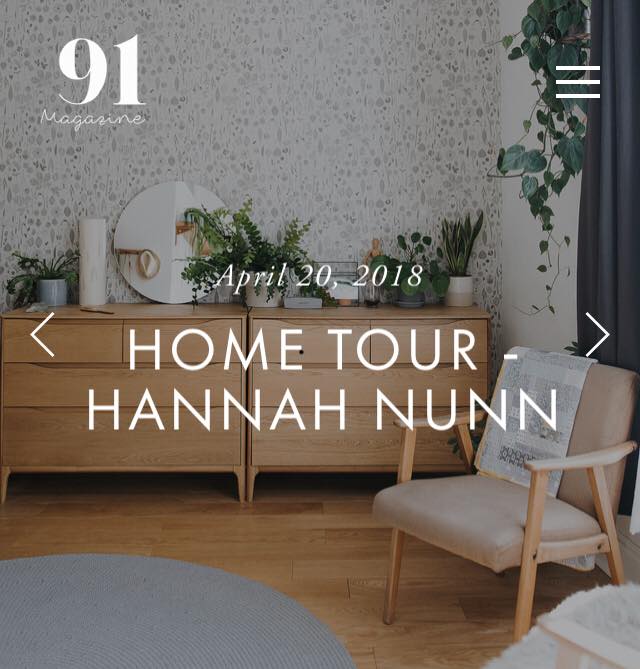 home tour with 91 magazine