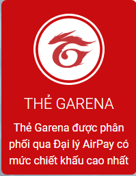 Garena Card Minimum Charge Price $ 1.00 [Thẻ Garena]