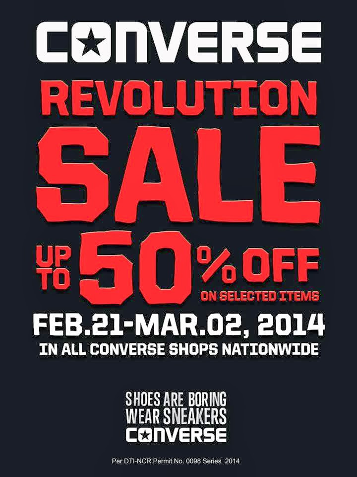 Manila Shopper Converse Revolution SALE FebMar 2014