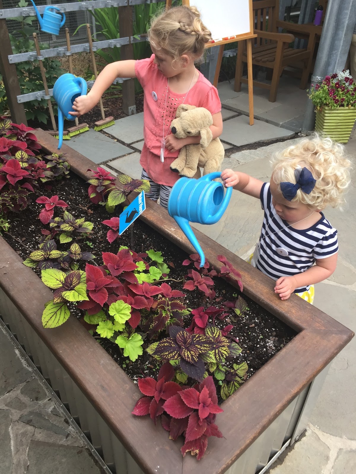 T B T And Little She A Beautiful Day In The Children S Garden At The U S Botanic Gardens