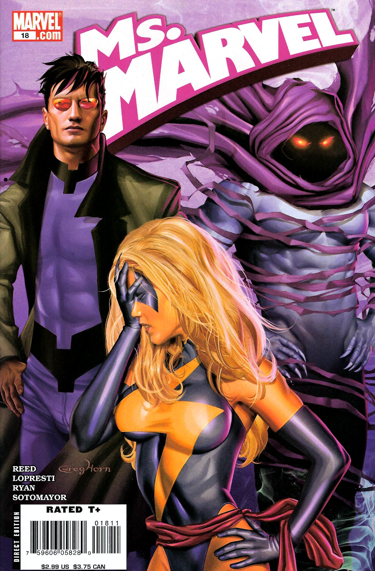 Read online Ms. Marvel (2006) comic -  Issue #18 - 1