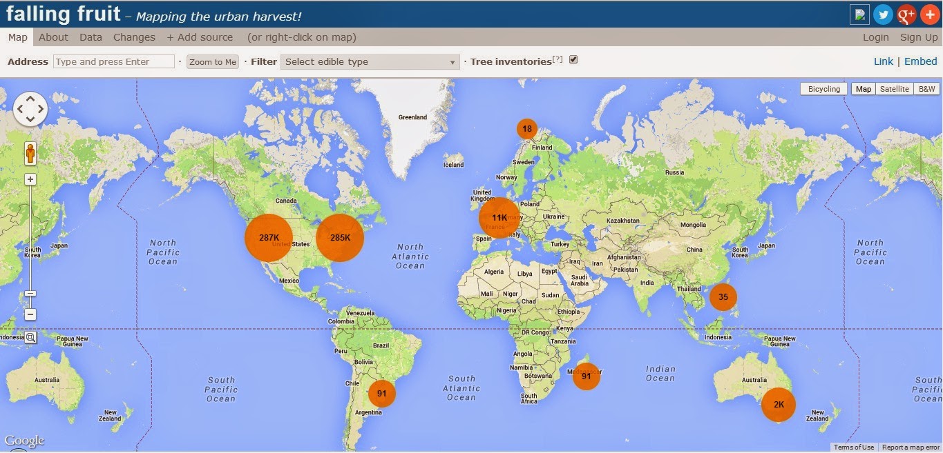 The Urbane Forager Falling Fruit - Falling Fruit Map 