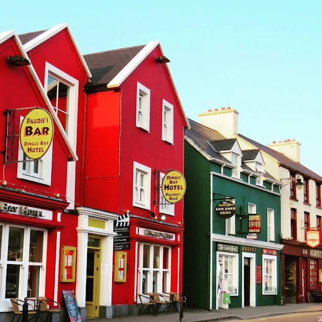 Things to do in Dingle: Explore the Colorful buildings of Dingle Town