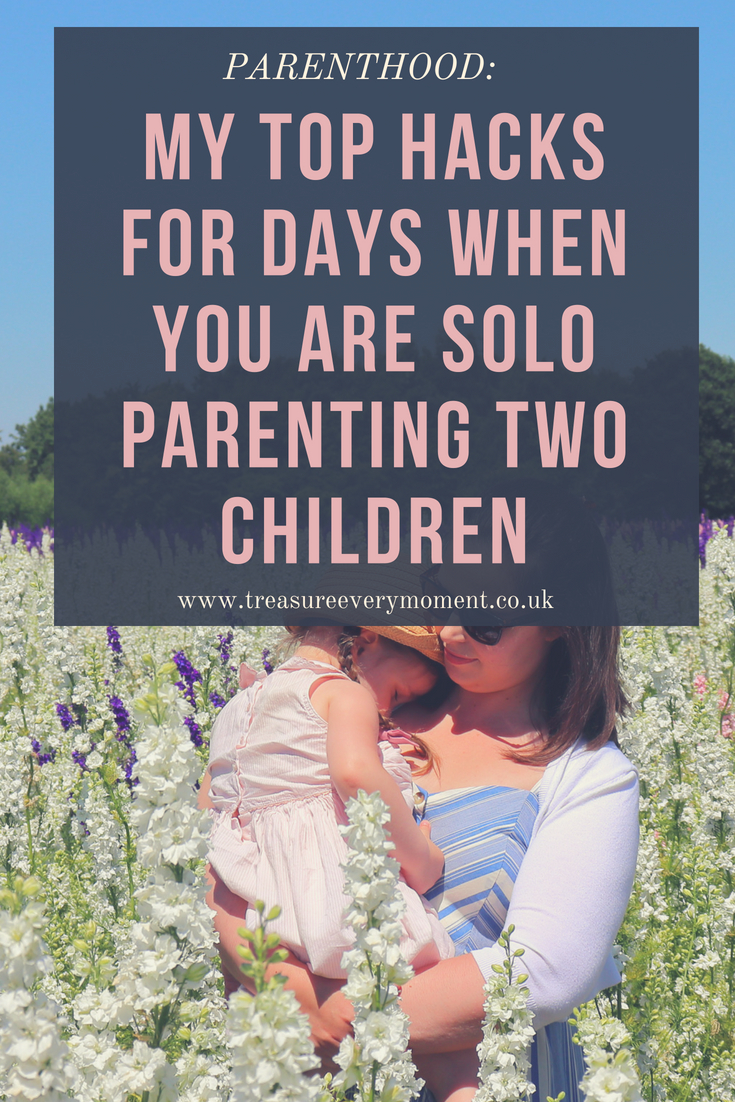 PARENTHOOD: My Top Hacks for Days when you are Solo Parenting Two Children