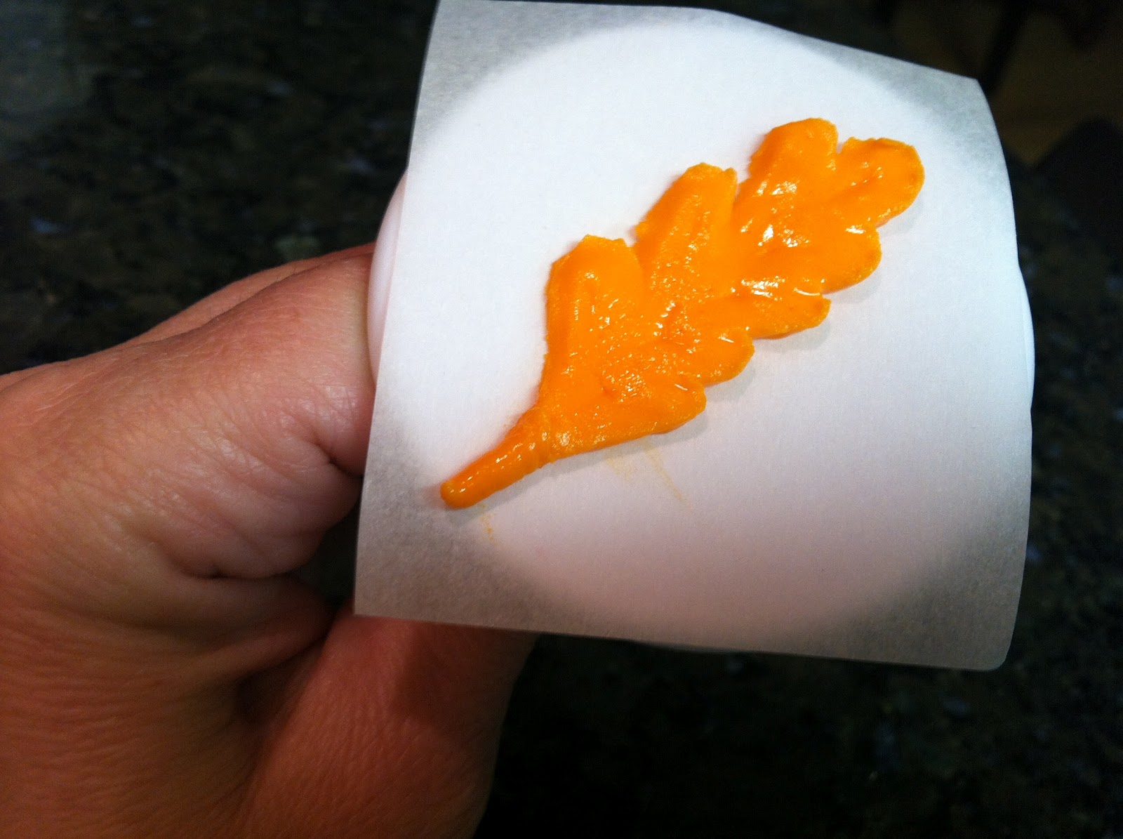 The Iced Queen Royal Icing Oak Leaf