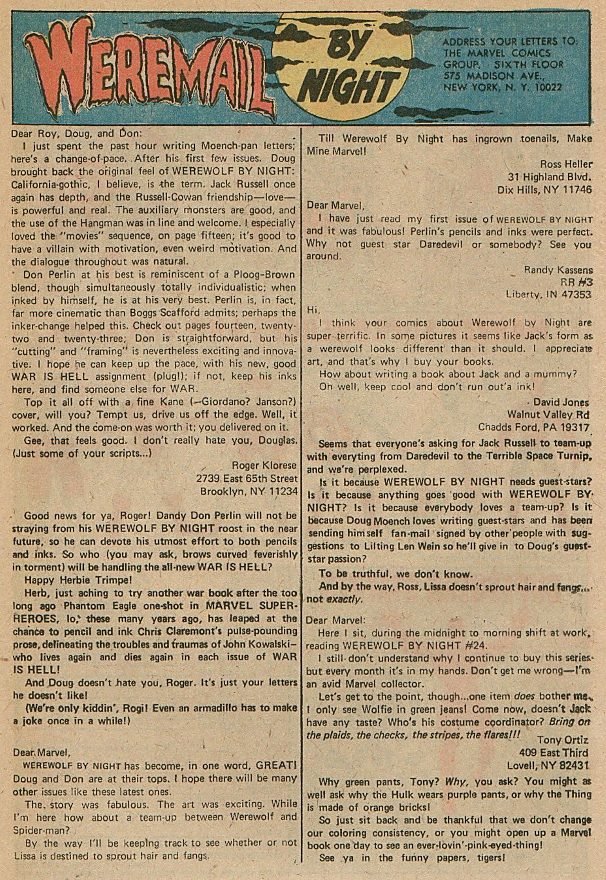 Read online Werewolf by Night (1972) comic -  Issue #30 - 14