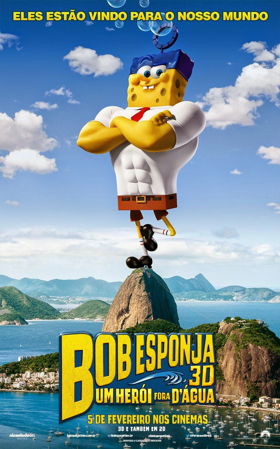 THE SPONGEBOB MOVIE SPONGE OUT OF WATER Trailer and Posters The