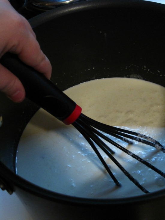 stir whisk milk and cream saucepan recipe entree butternut squash