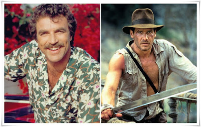 Tom Selleck quase interpretou Indiana Jones (Harrison Ford)