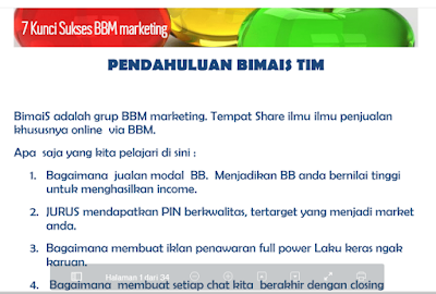 Ebook Rahasia Bbm Marketing Gratis
