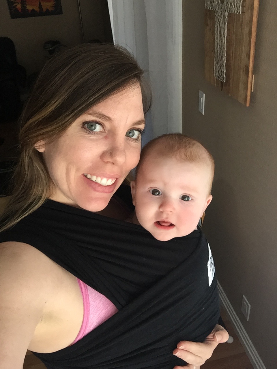 beluga baby wrap front facing