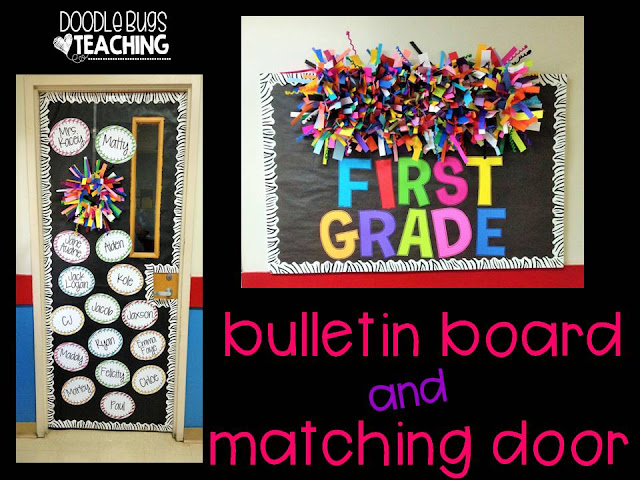 Doodle Bugs Teaching {first grade rocks!}: Back to School Bulletin ...