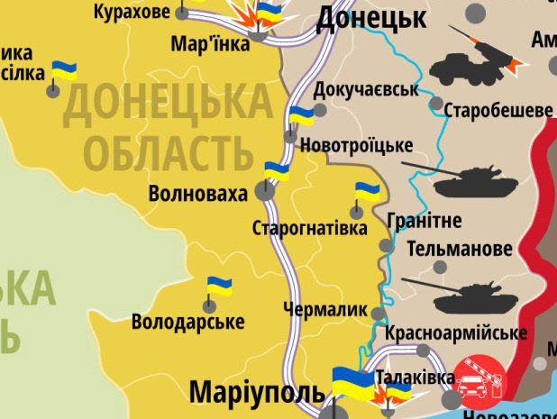 Карта марьинка донецкая область с улицами и номерами домов