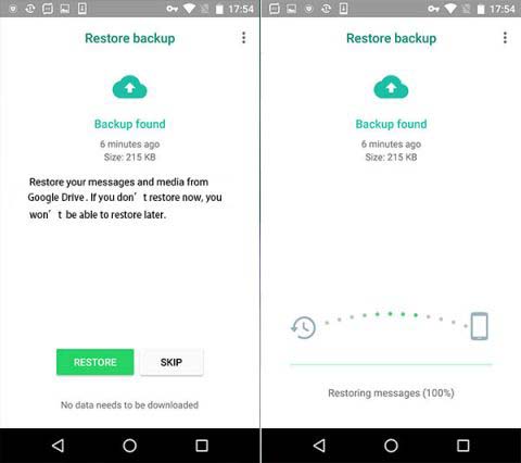 Whatsapp restoring chat webofinfo