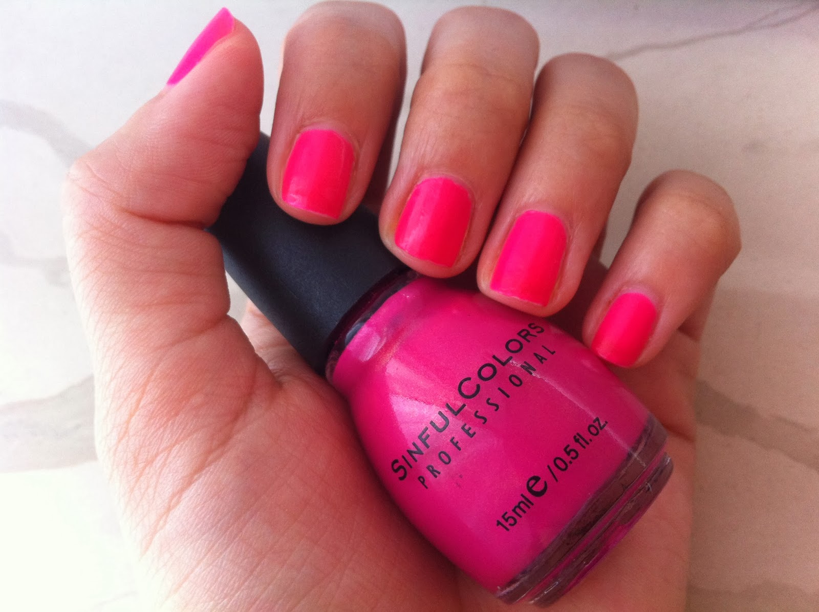 1. Sinful Colors Professional Nail Polish - Pinky Glitter - wide 2