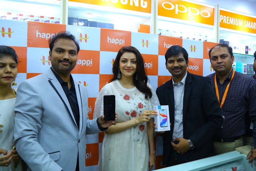 Kajal Aggarwal at Happi Mobiles Launch