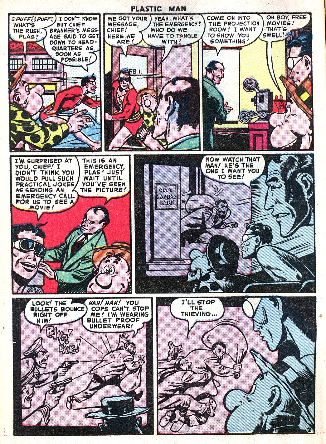 Read online Plastic Man (1943) comic -  Issue #35 - 4