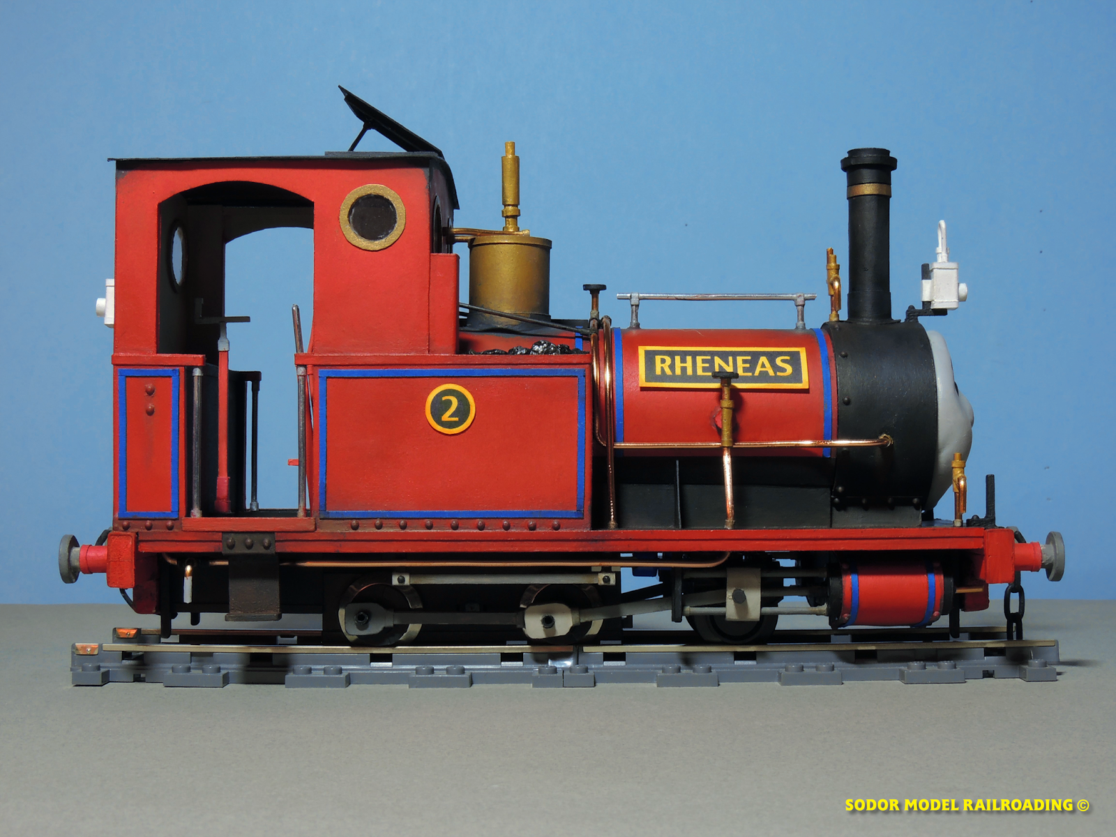 SodorModelRailroading ScratchBuilding Rheneas 16mm Scale