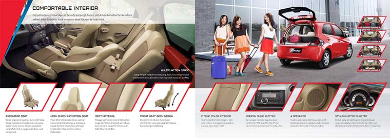 Honda Brio Bandung Interior Honda Brio 2016