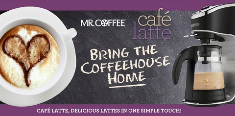 MR. COFFEE BVMC-EL1 Black Cafe Latte Maker 