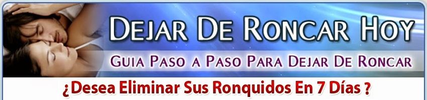 Dejar de Roncar Facil