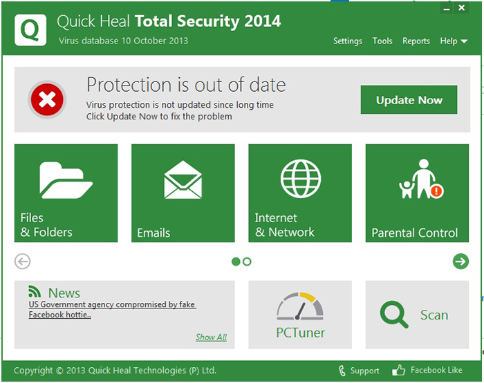 Quick heal antivirus total security 2015 update