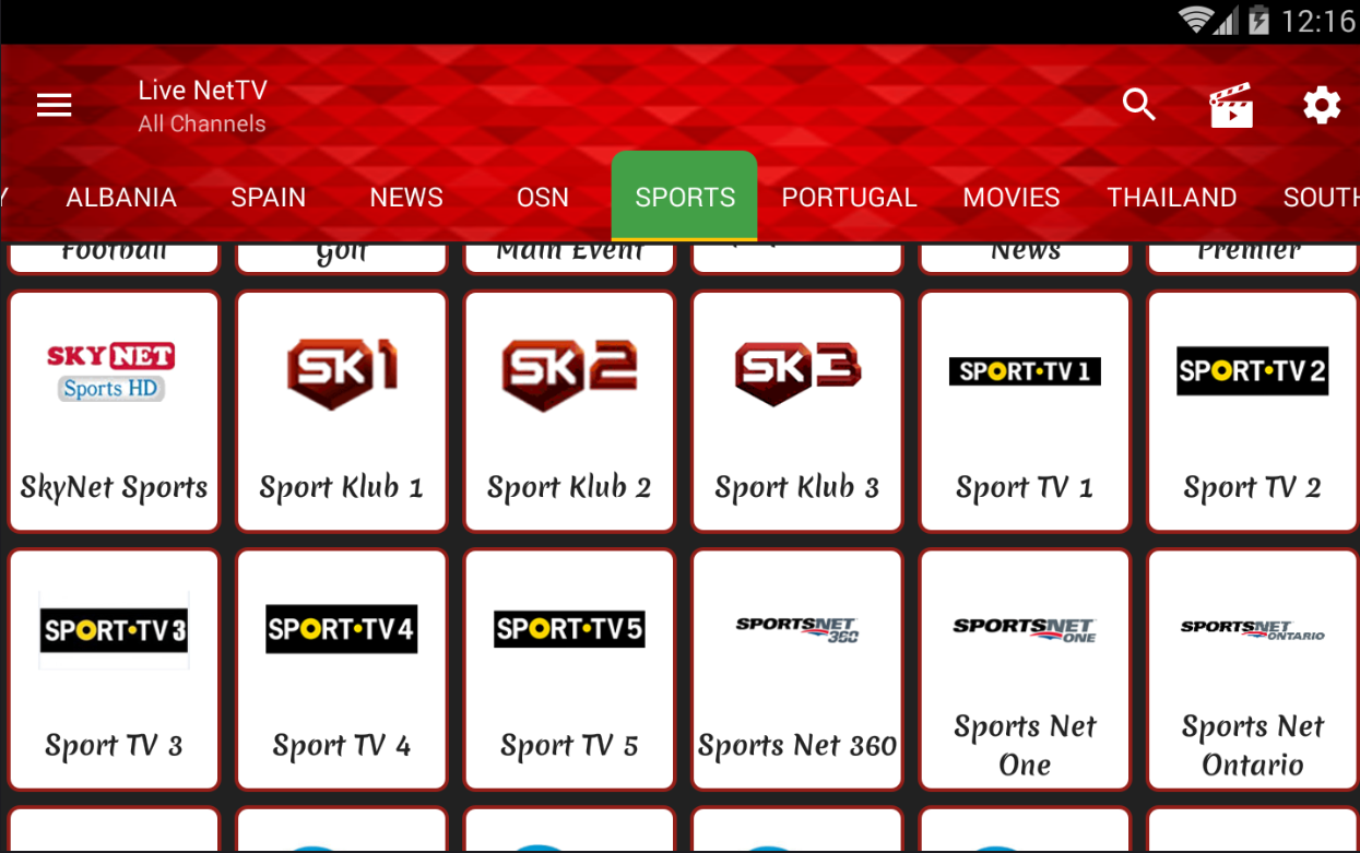 Live NetTV Excelente apk para ver Desporto e alguns canais ITO NET Things