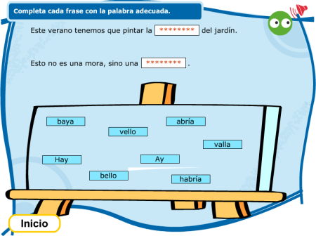 Resultado de imagen de PALABRAS HOMOFONAS ANAYA